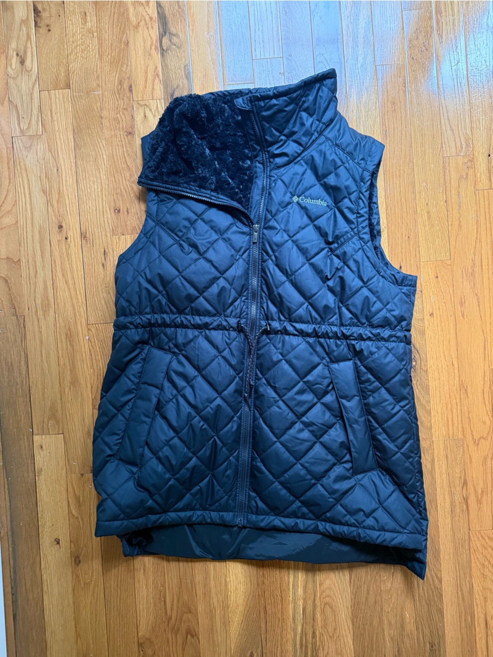 Columbia Black Quilted Kids Vest